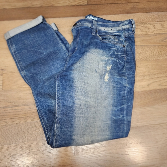 DKNY Jeans Womens Distressed Bowery Boyfriend Jeans -SZ 6 - Picture 2 of 7